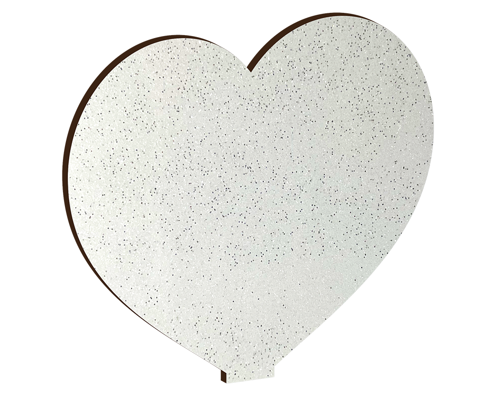 Large Heart Freestanding Table Decoration