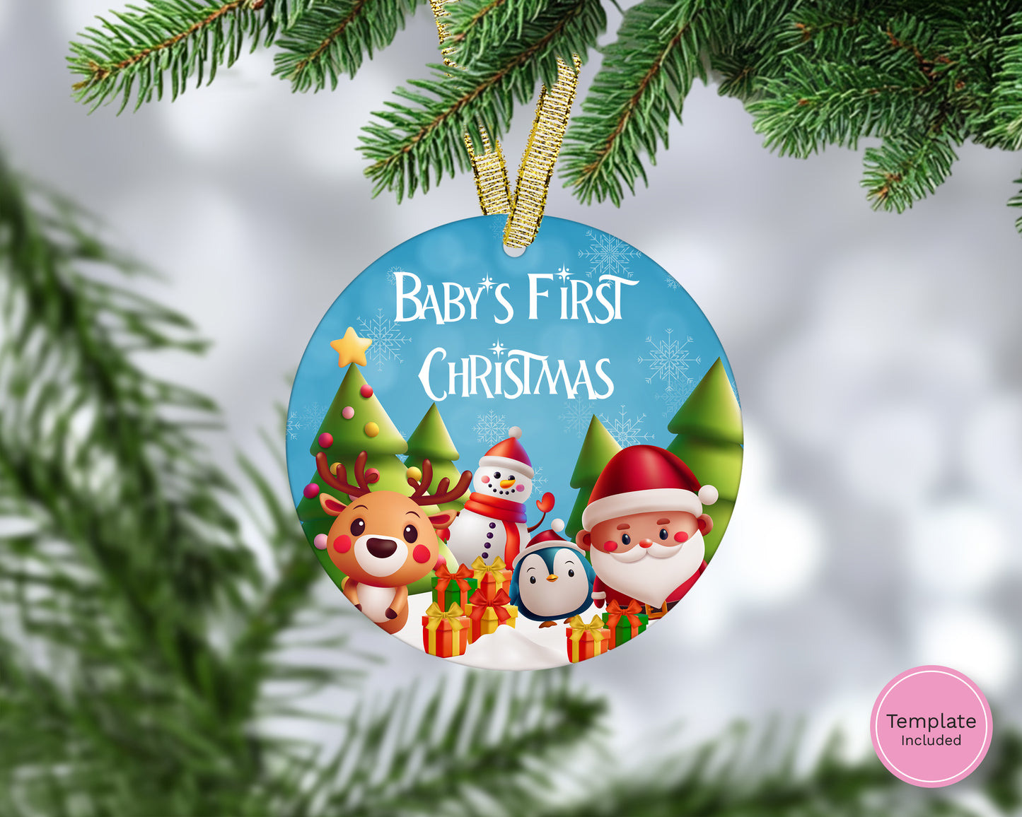 80mm Circular Decoration