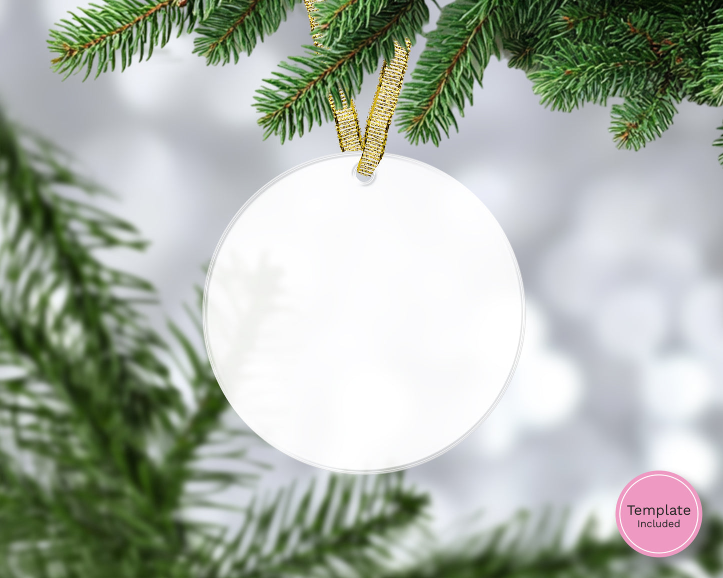 80mm Circle Ornament