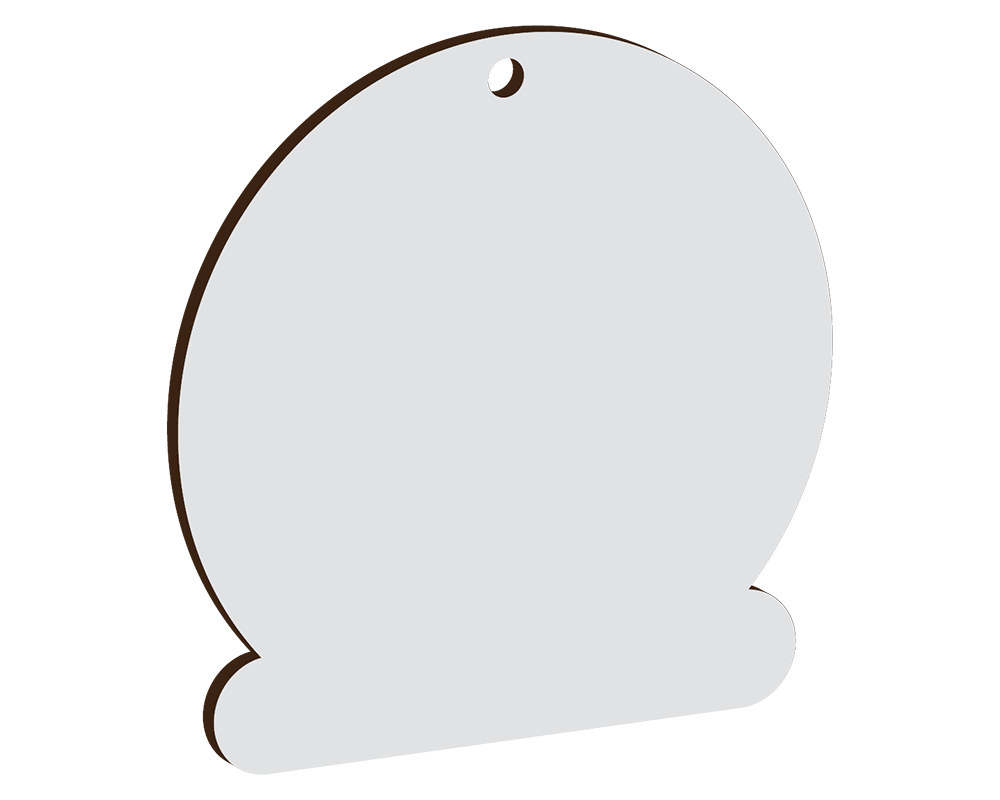 PCD Snowglobe Bauble Blank