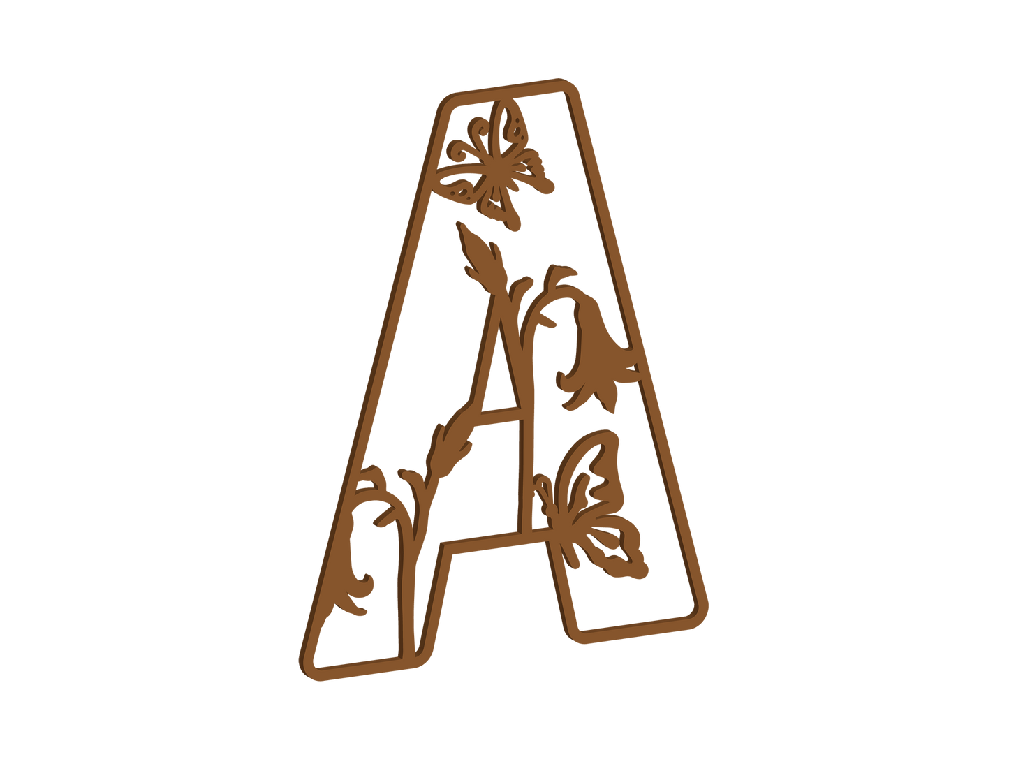 Wild Butterfly Themed Letters