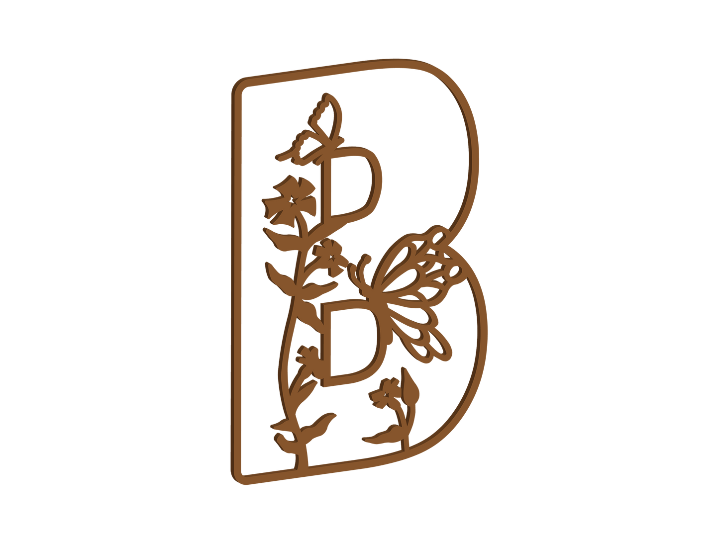 Wild Butterfly Themed Letters