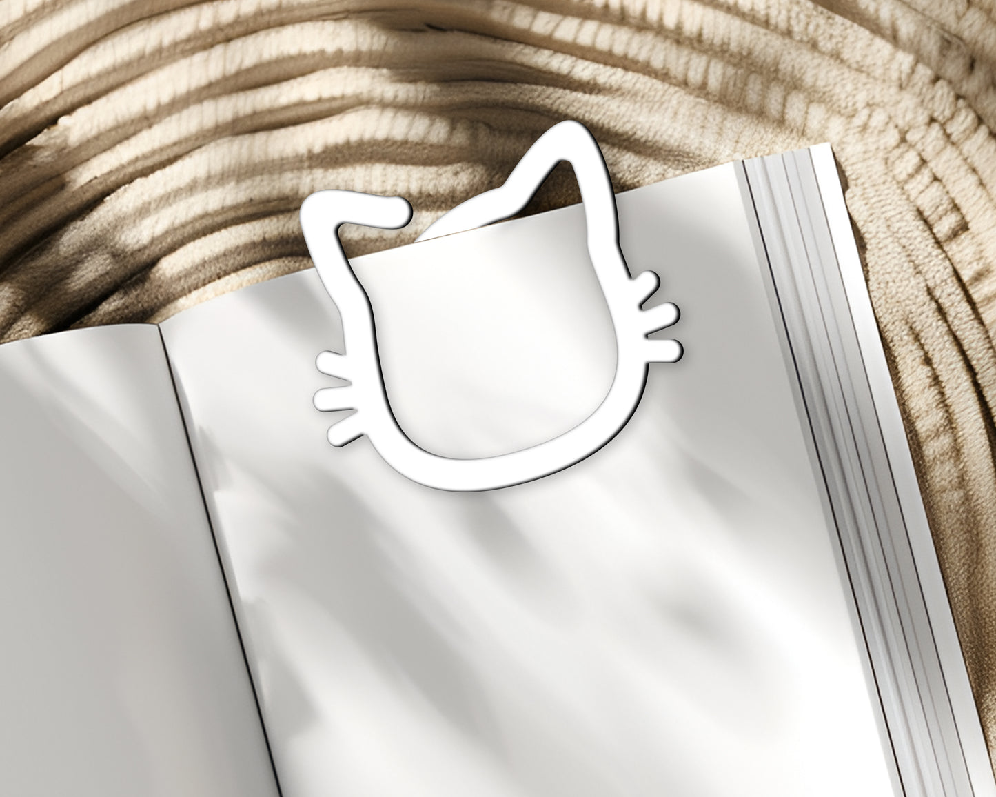 Cat Shaped Bookmark