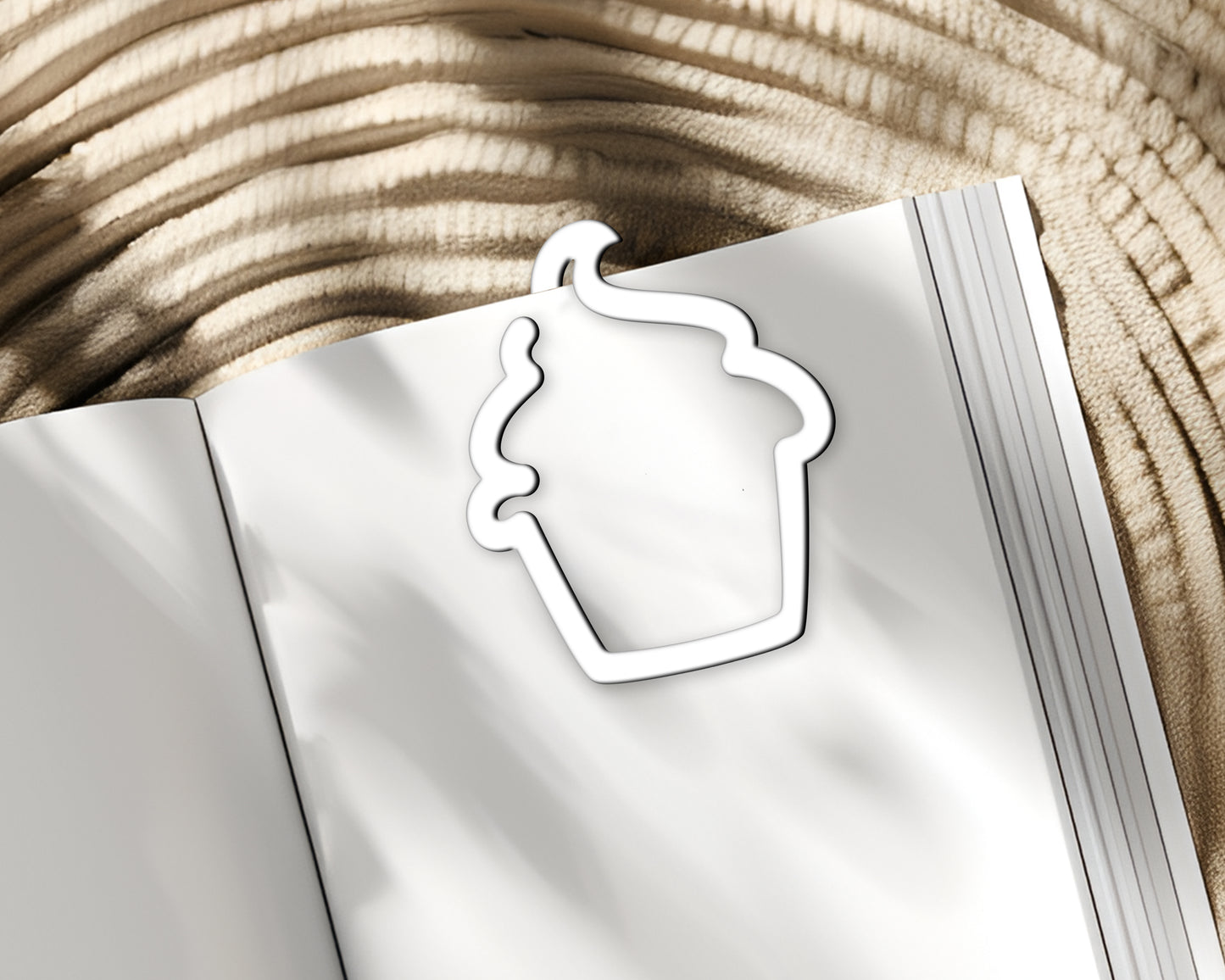 Cupcake Shaped Bookmark