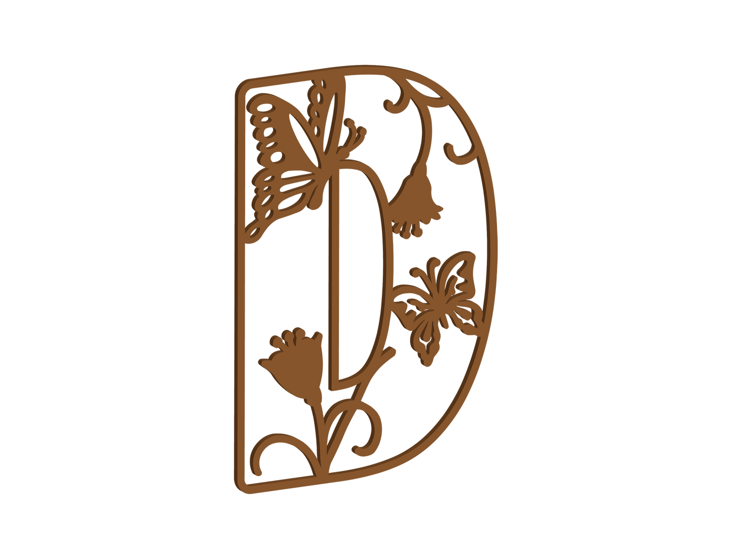 Wild Butterfly Themed Letters