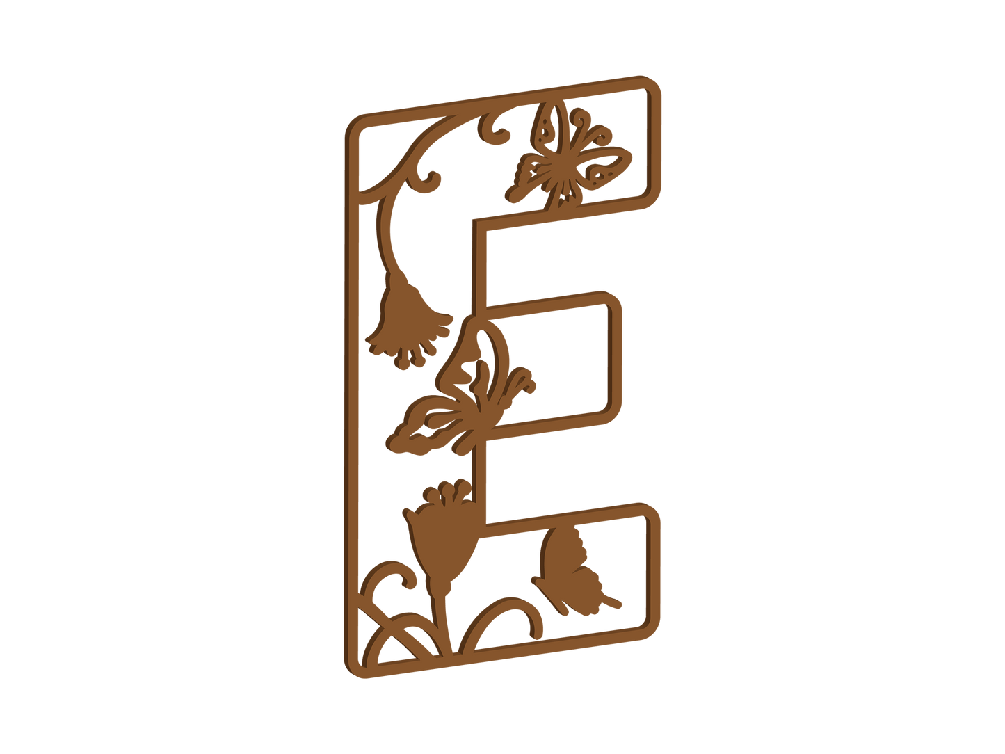 Wild Butterfly Themed Letters