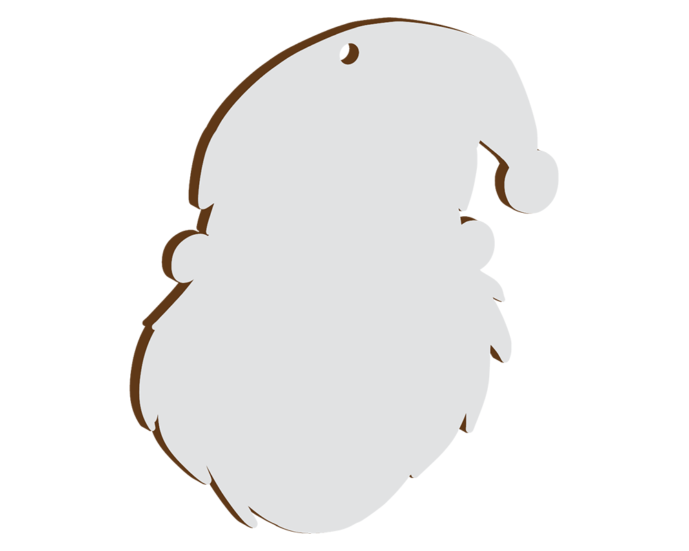 Hanging Santa Head