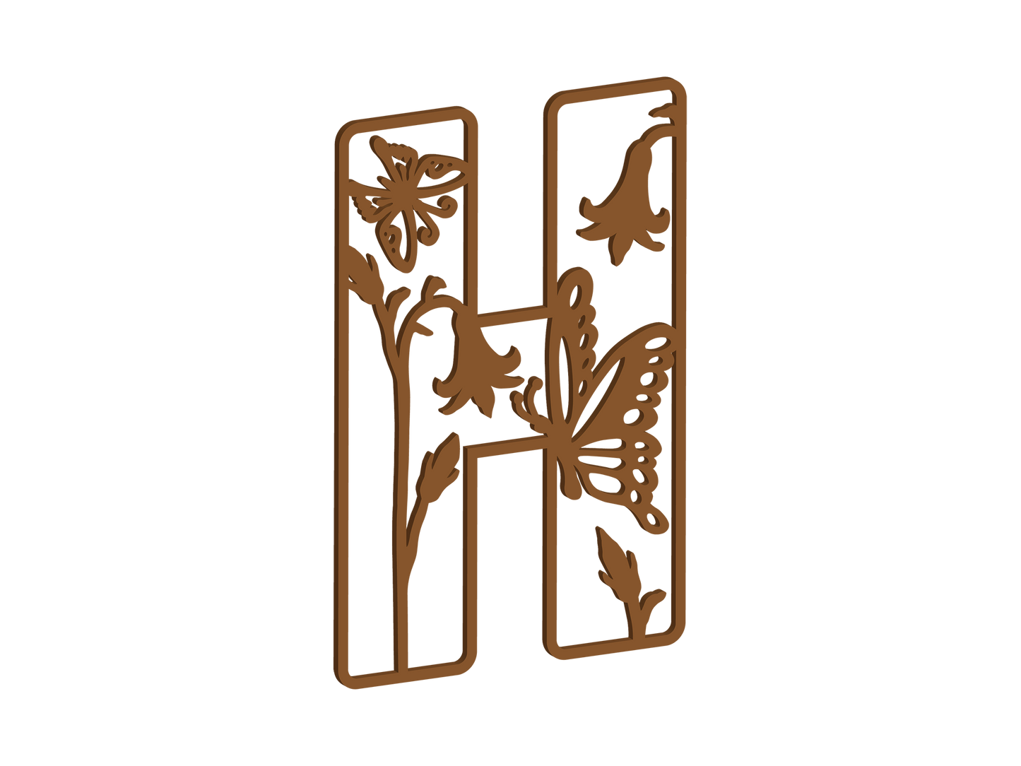 Wild Butterfly Themed Letters