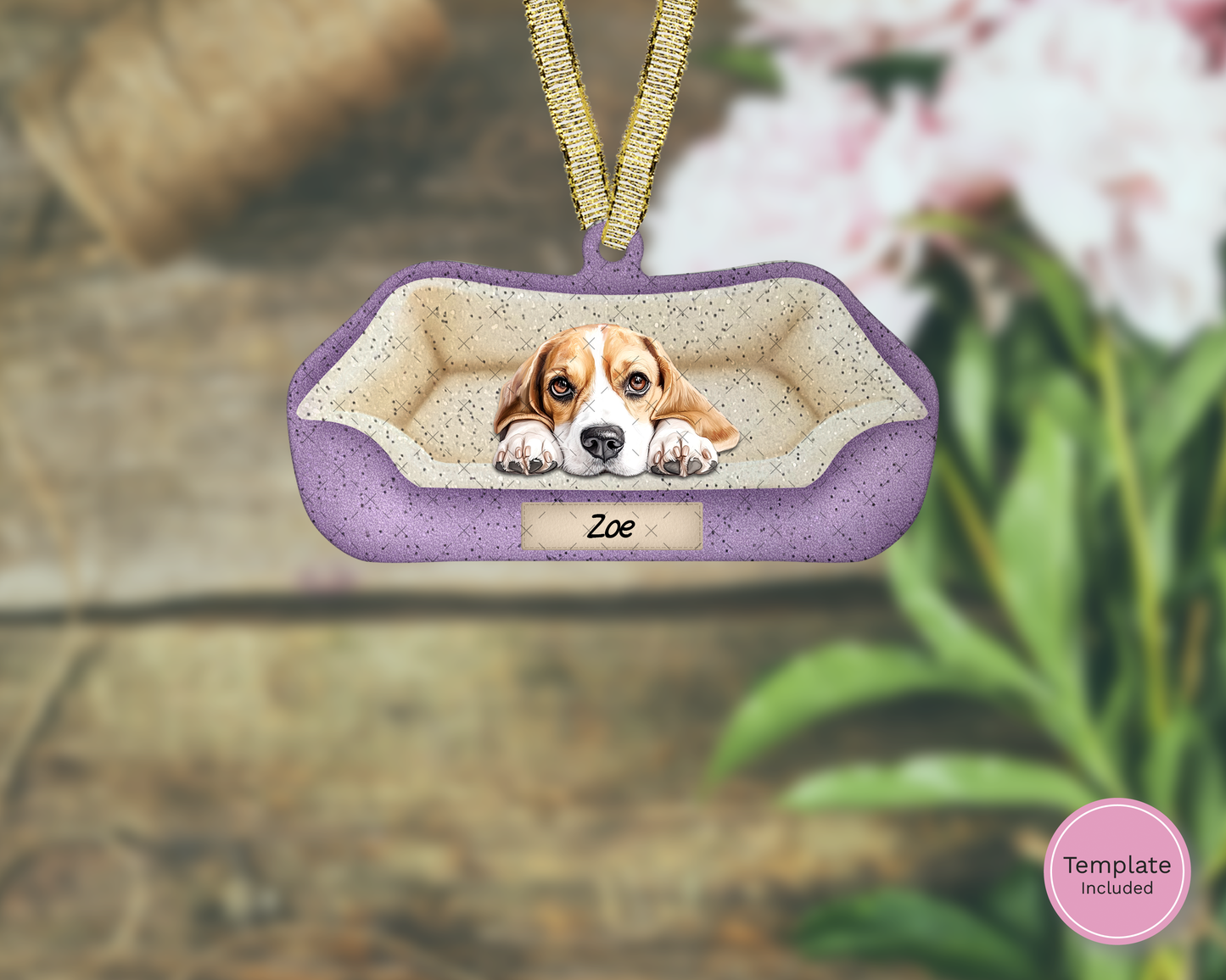 Dog Bed Hanging Blank