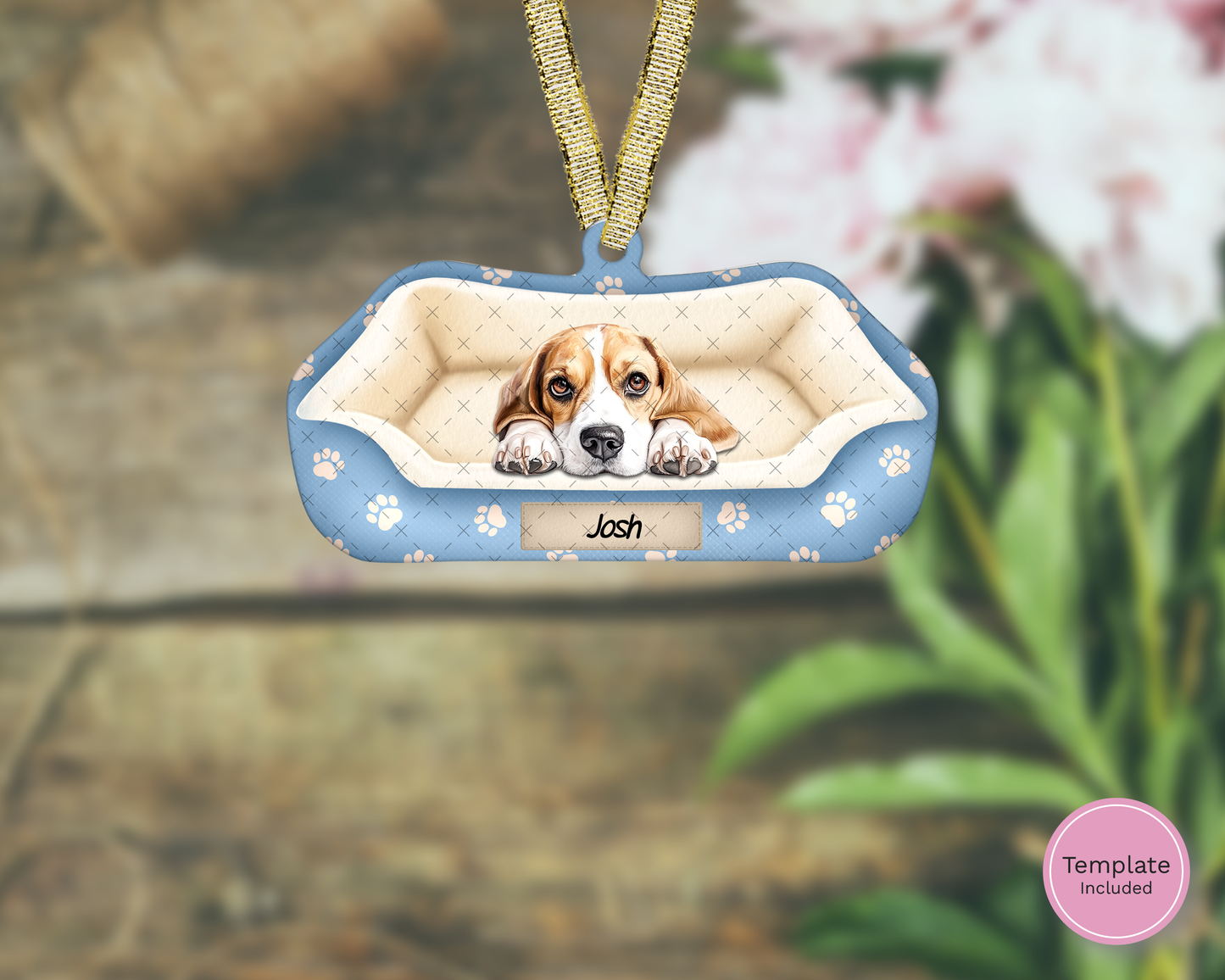 Dog Bed Hanging Blank