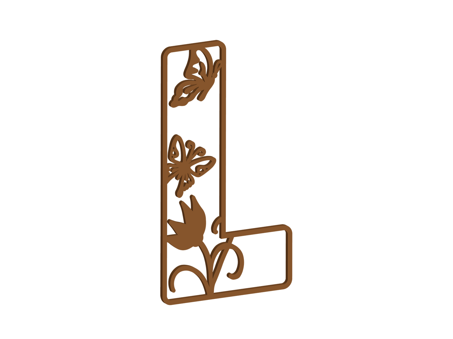 Wild Butterfly Themed Letters