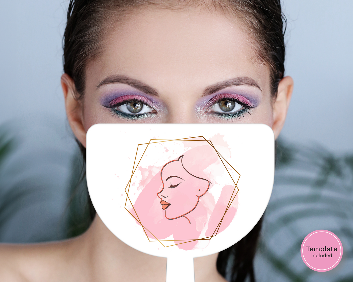 Large Beauty Prop with Flared Handle