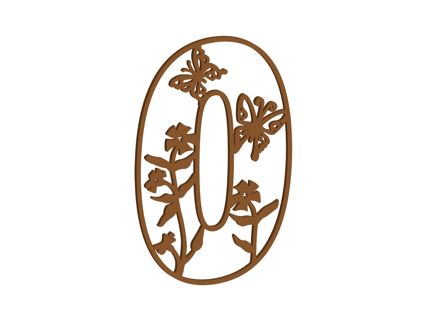 Wild Butterfly Themed Letters