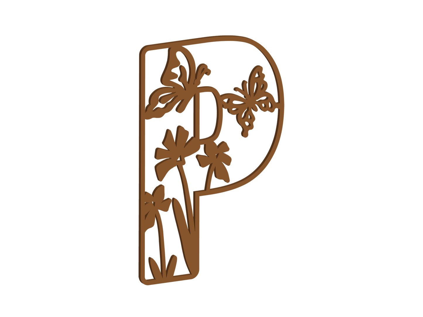 Wild Butterfly Themed Letters