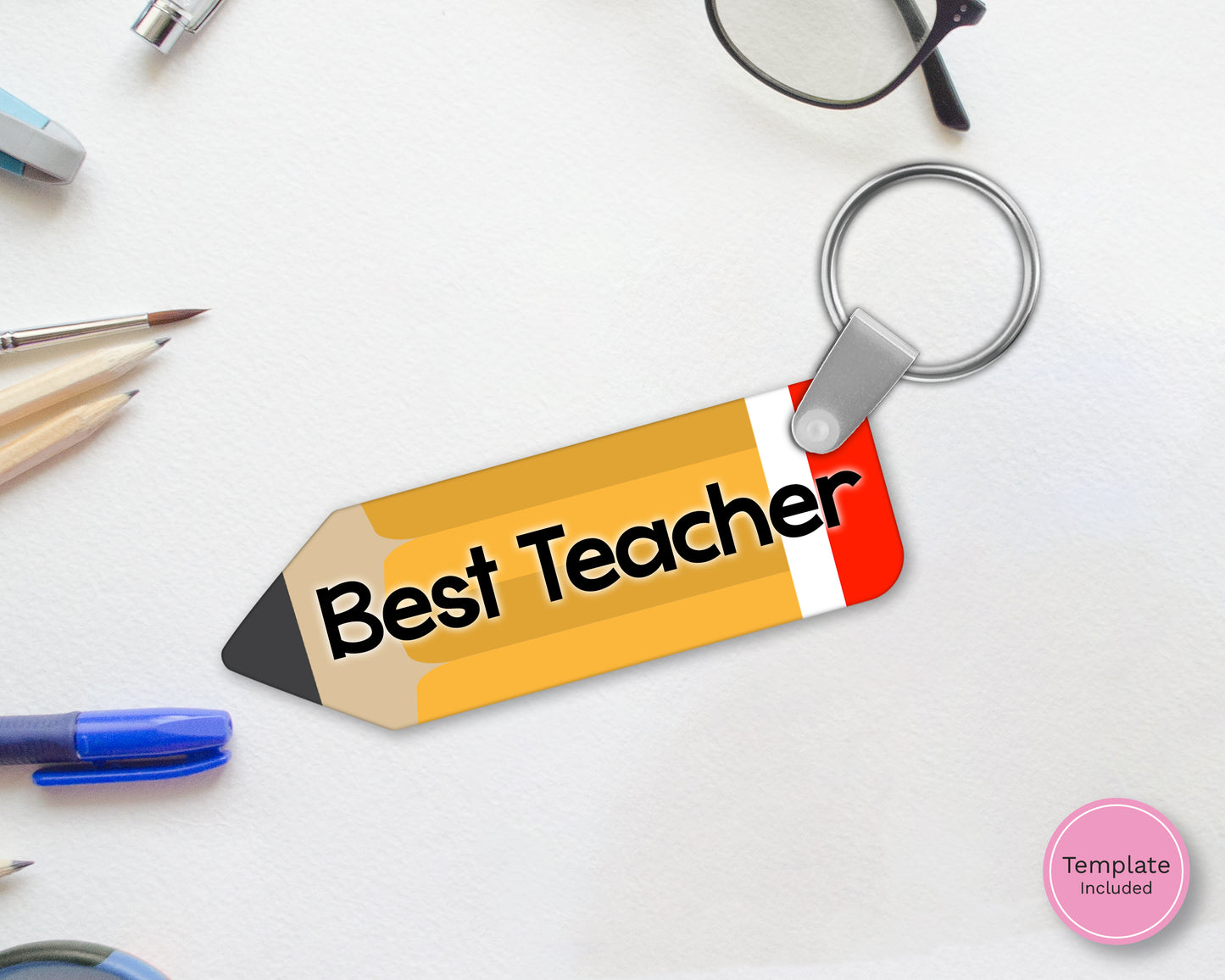 Pencil Keyring Blank (10pcs)