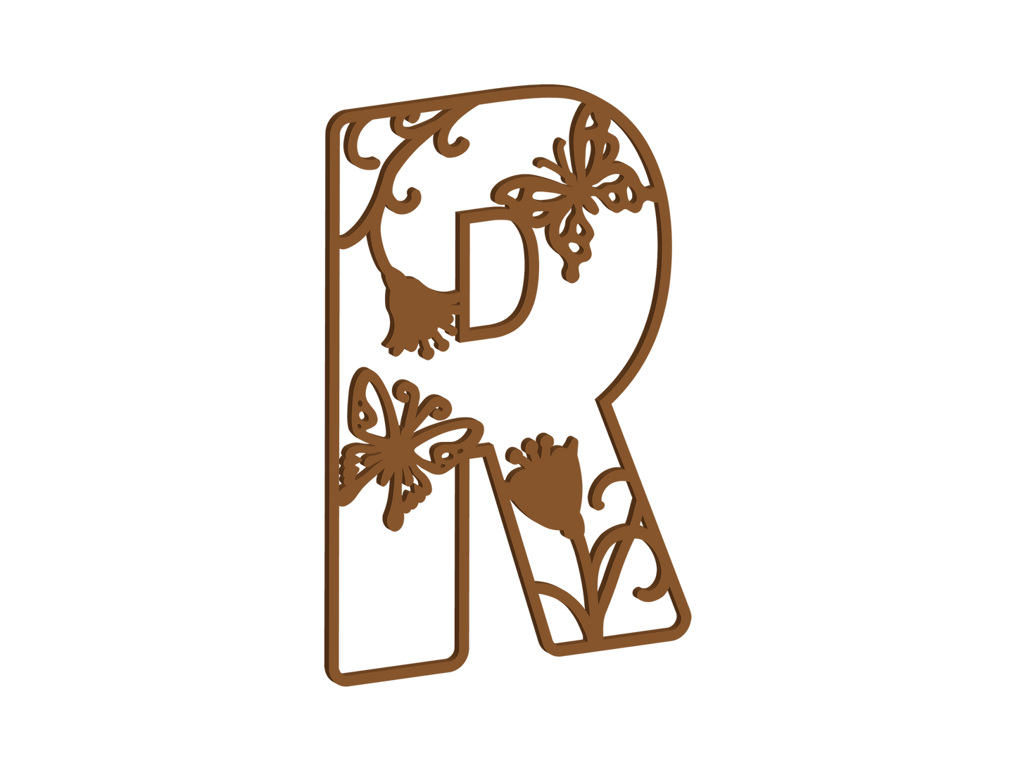 Wild Butterfly Themed Letters