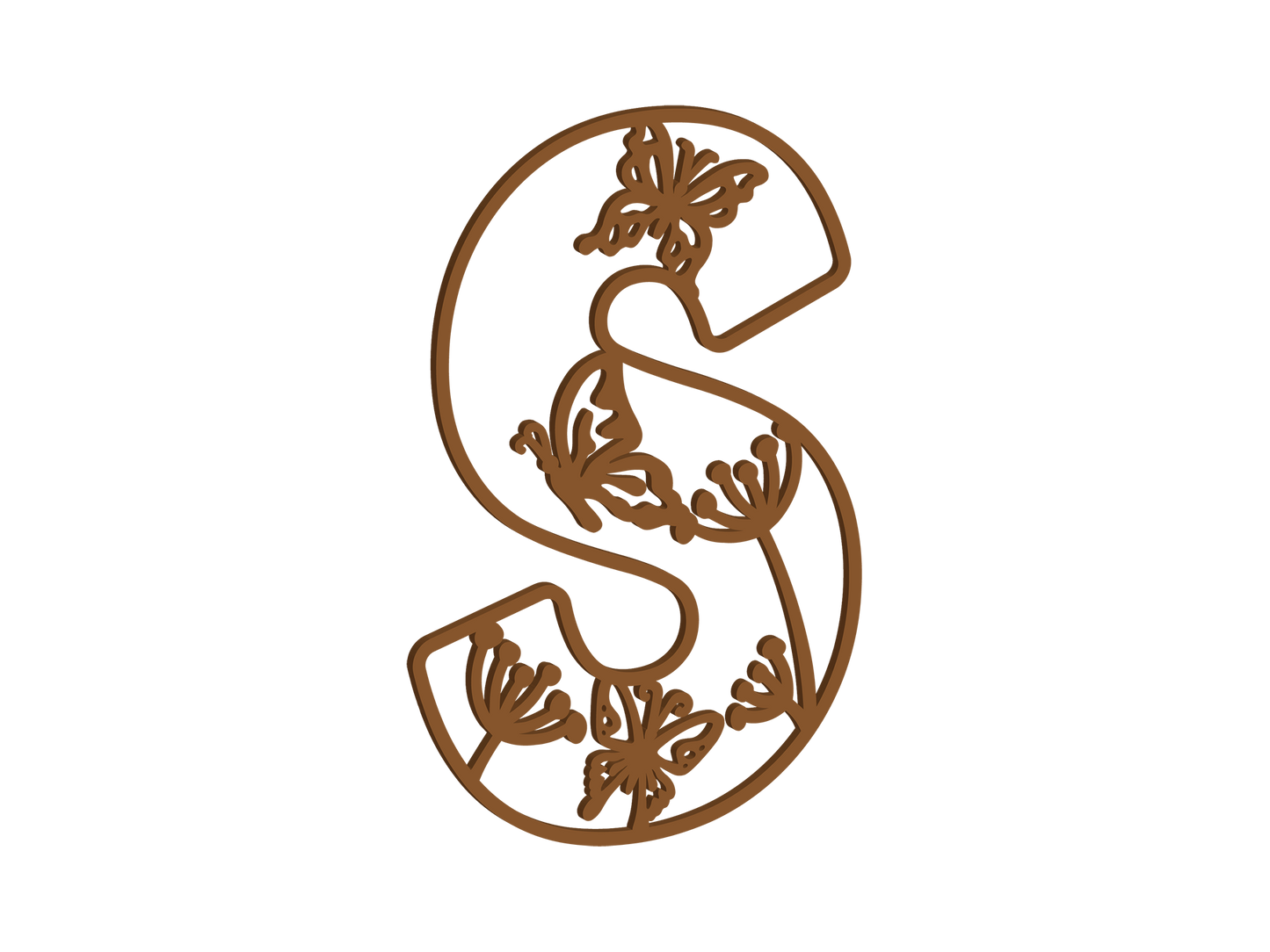 Wild Butterfly Themed Letters