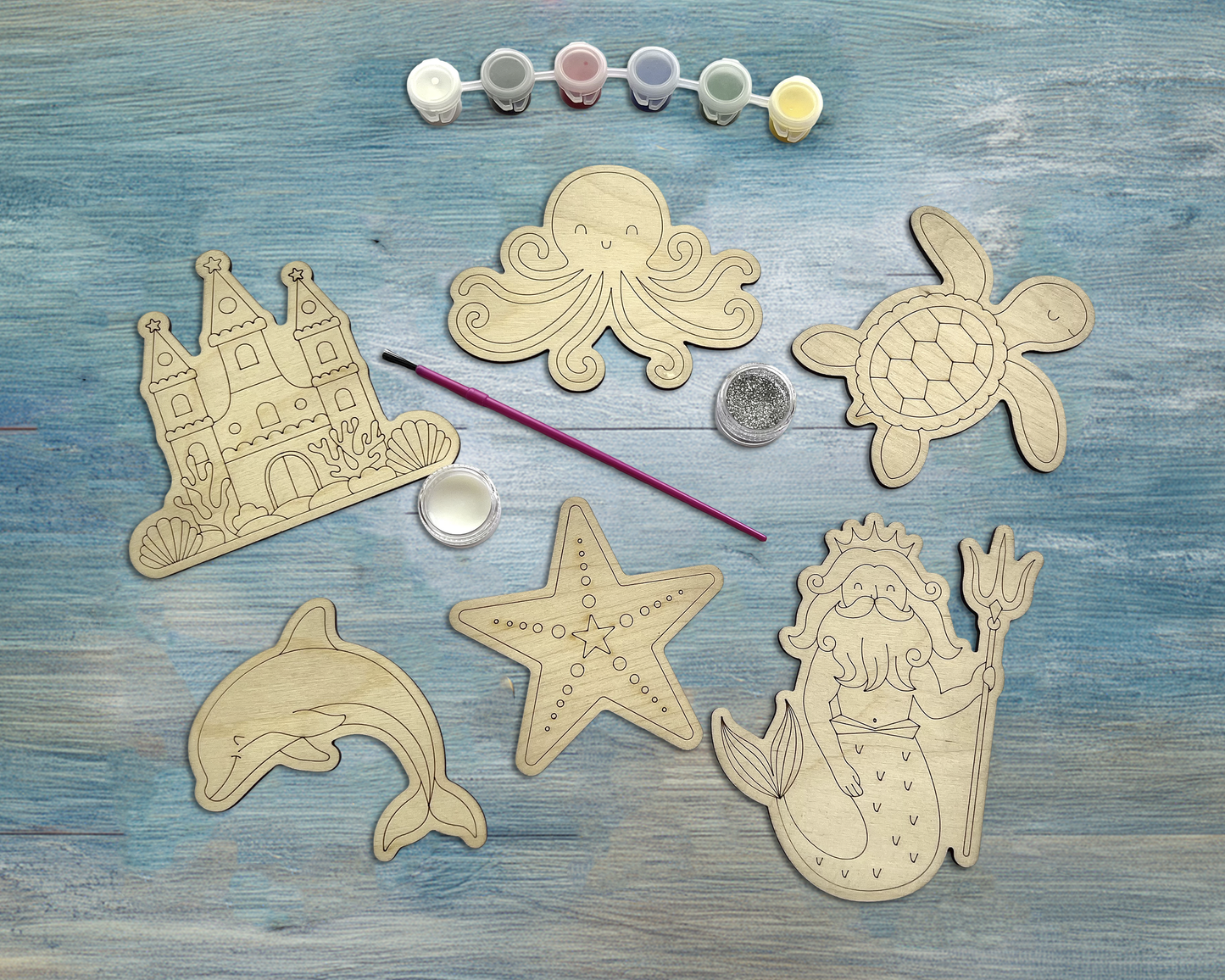 Beneath The Waves Paint Your Own Set