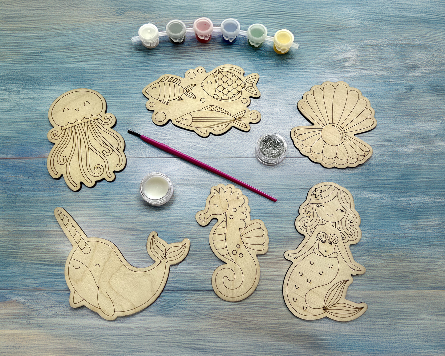 Beneath The Waves Paint Your Own Set