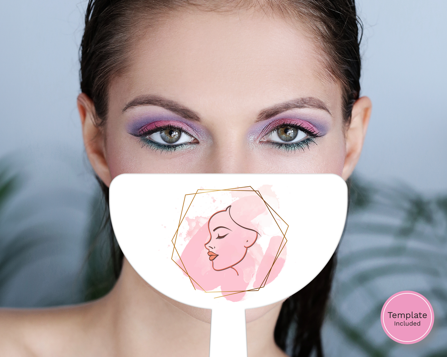 Slim Beauty Prop with Flared Handle