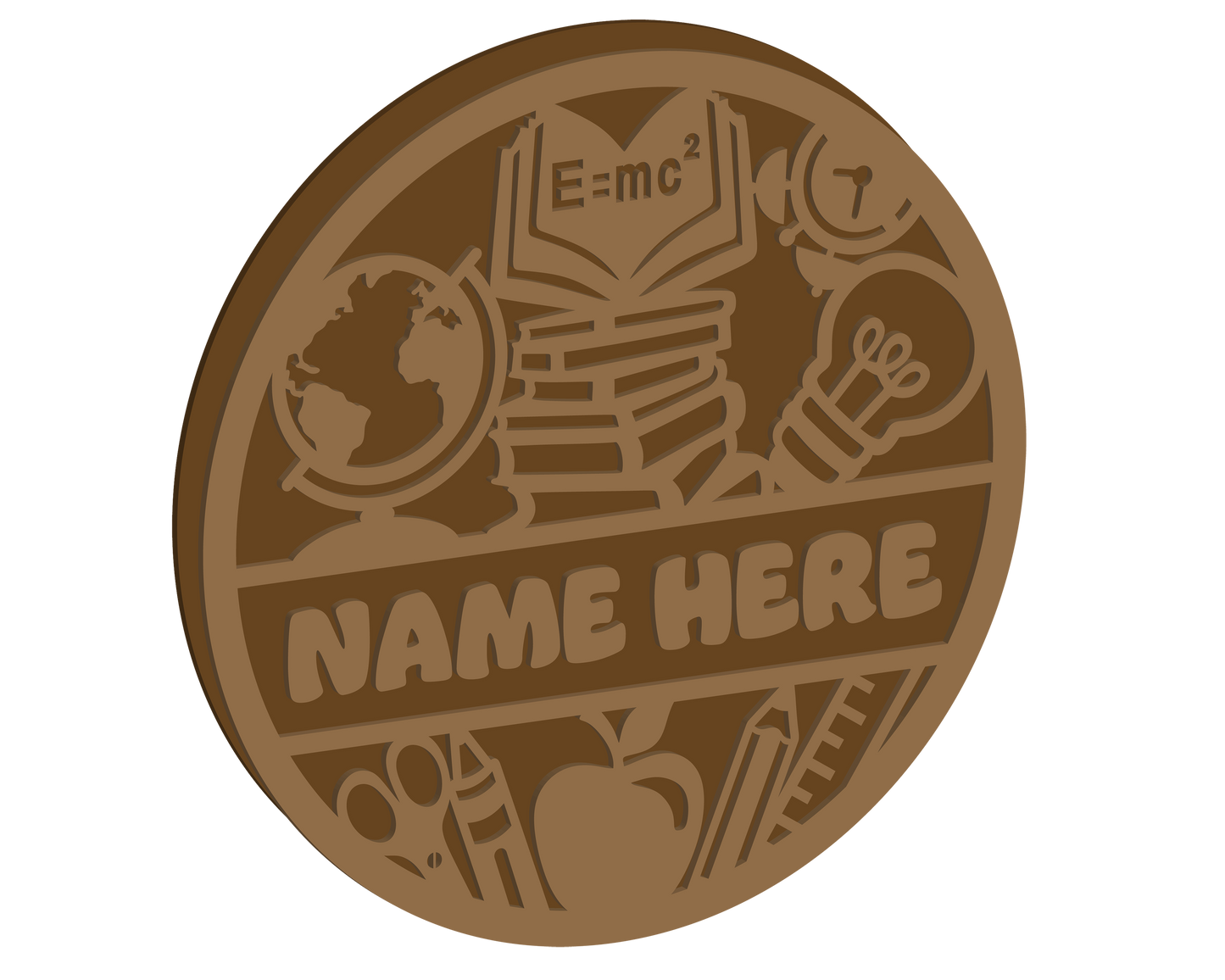 Teacher Themed Name Plaque
