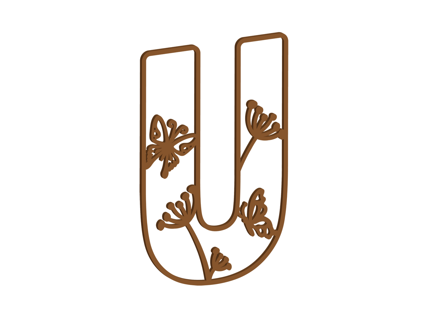 Wild Butterfly Themed Letters