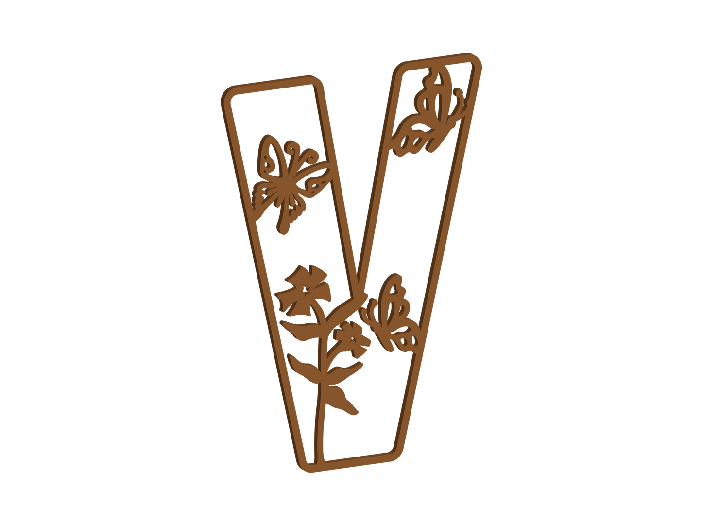 Wild Butterfly Themed Letters
