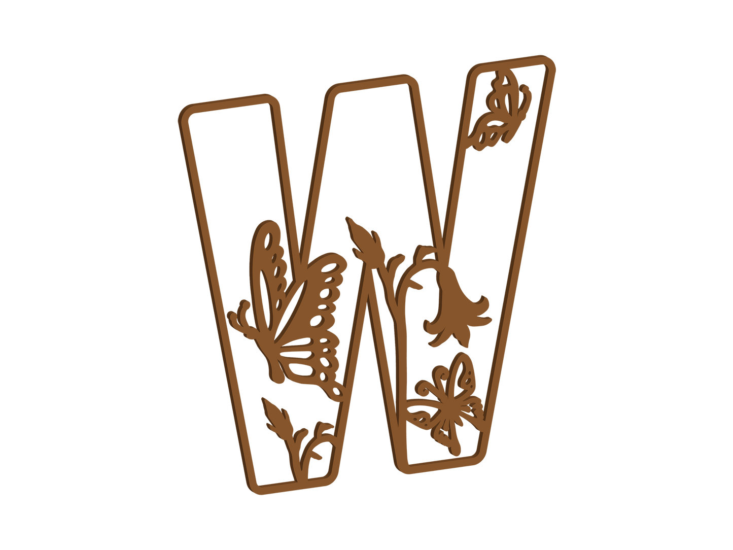 Wild Butterfly Themed Letters
