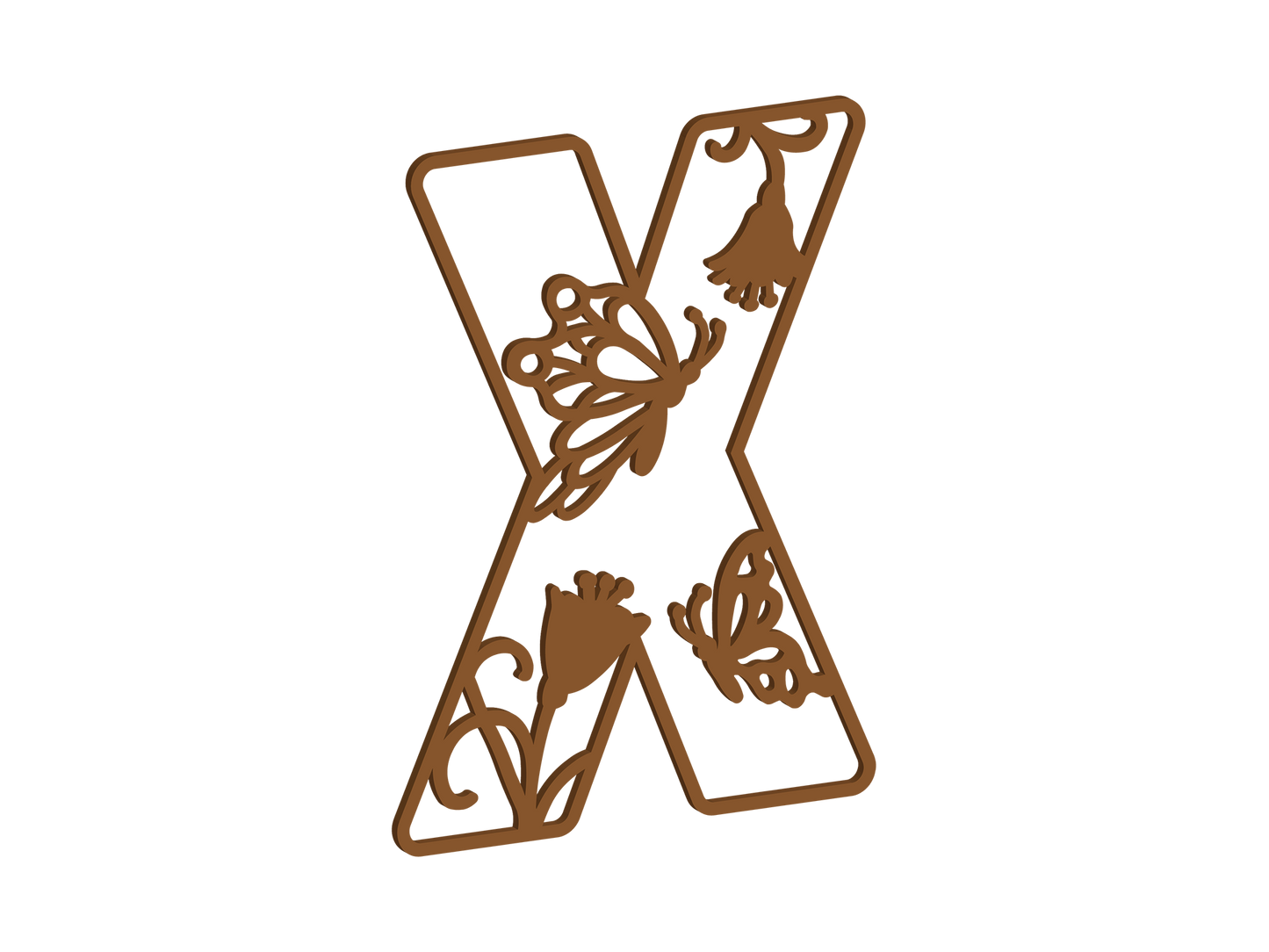 Wild Butterfly Themed Letters