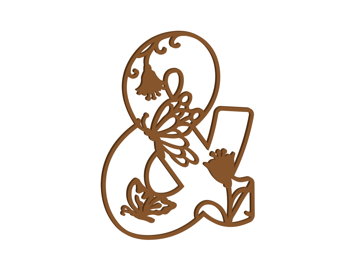 Wild Butterfly Themed Letters