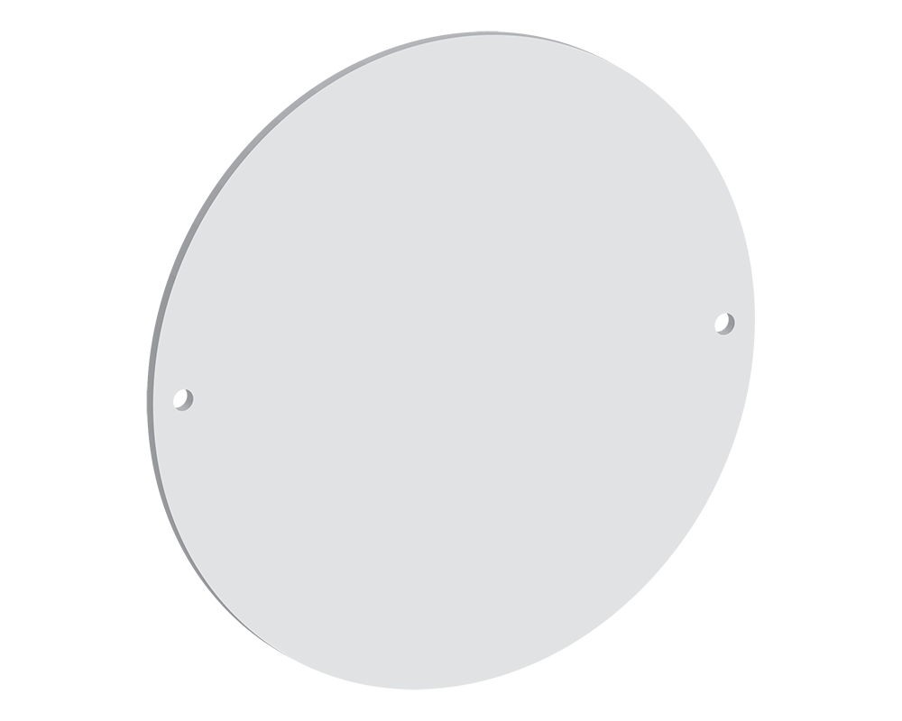 150mm Circle Two Holes