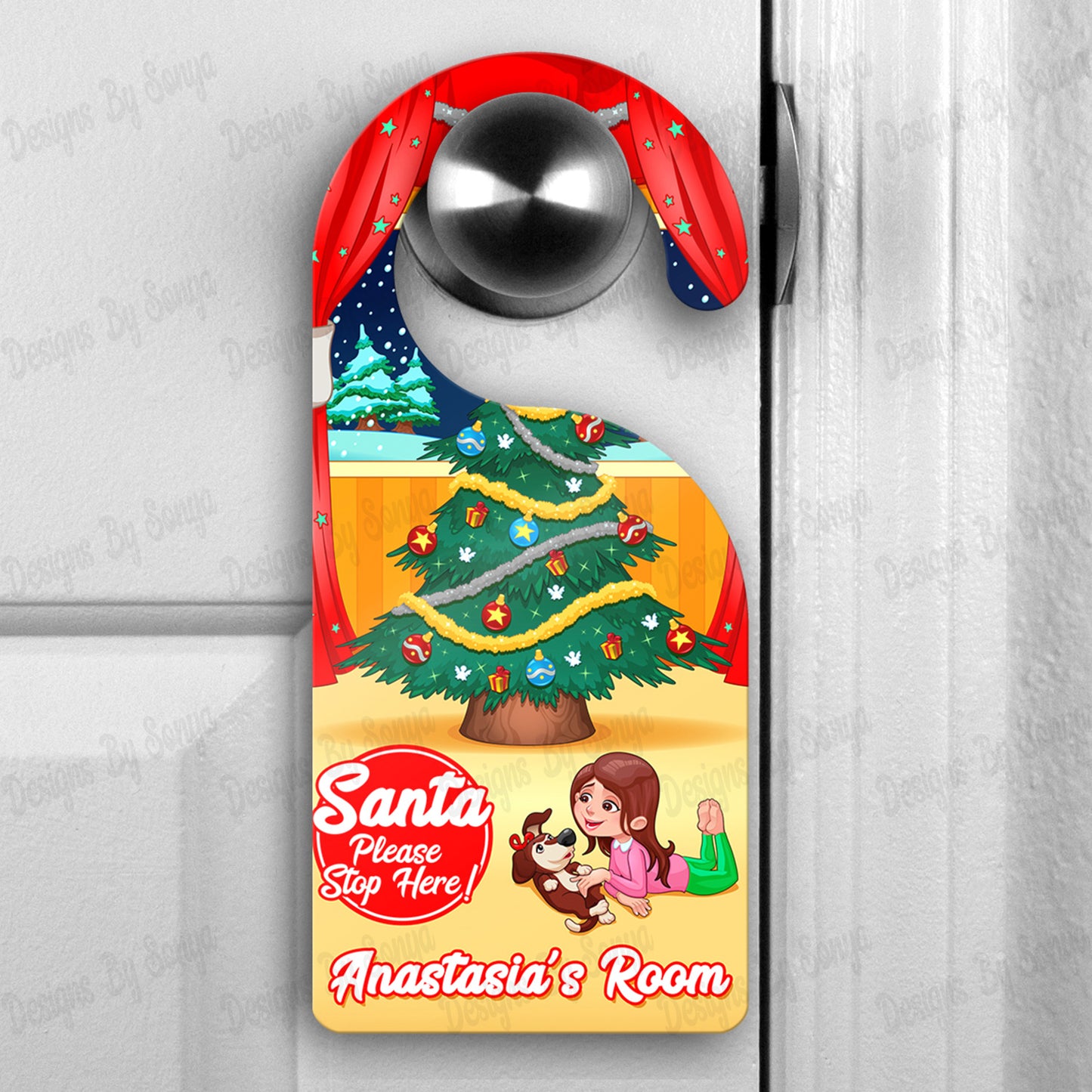 Santa Please Stop Here Design 2