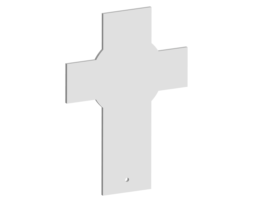 175mm Cross with Stand