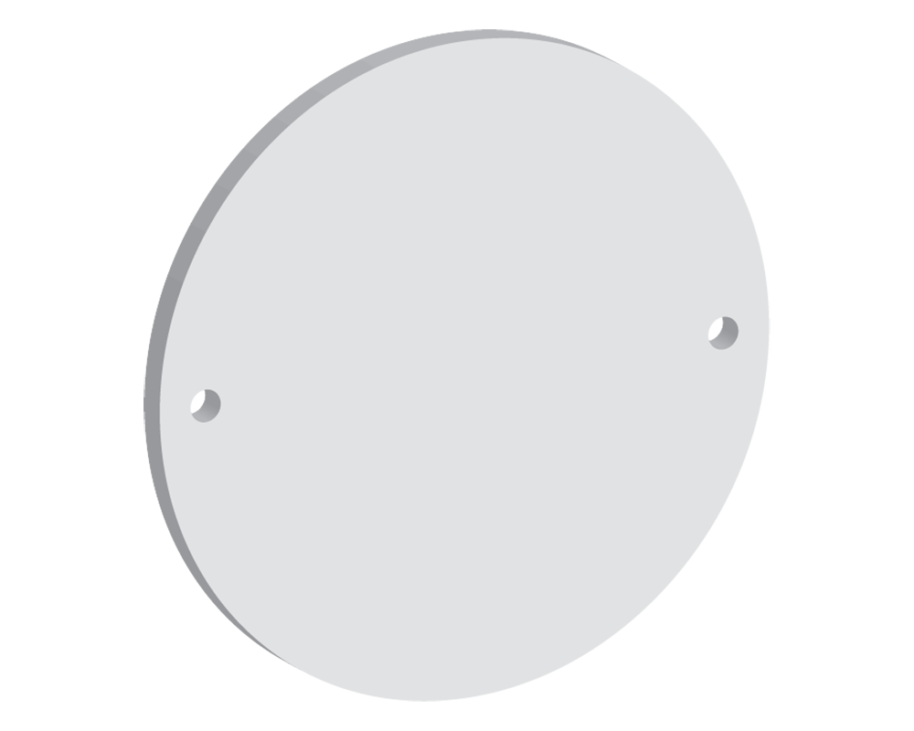 60mm Circle Two Holes (10pcs)