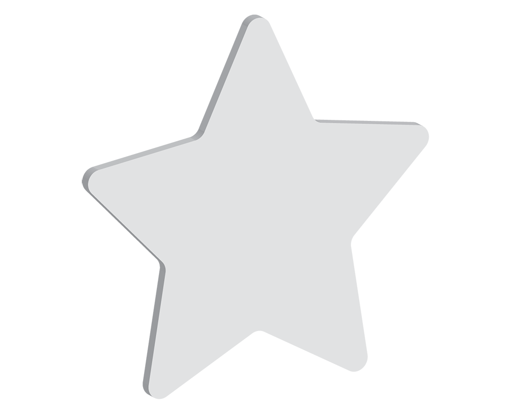 90mm Star Shape (10pcs)