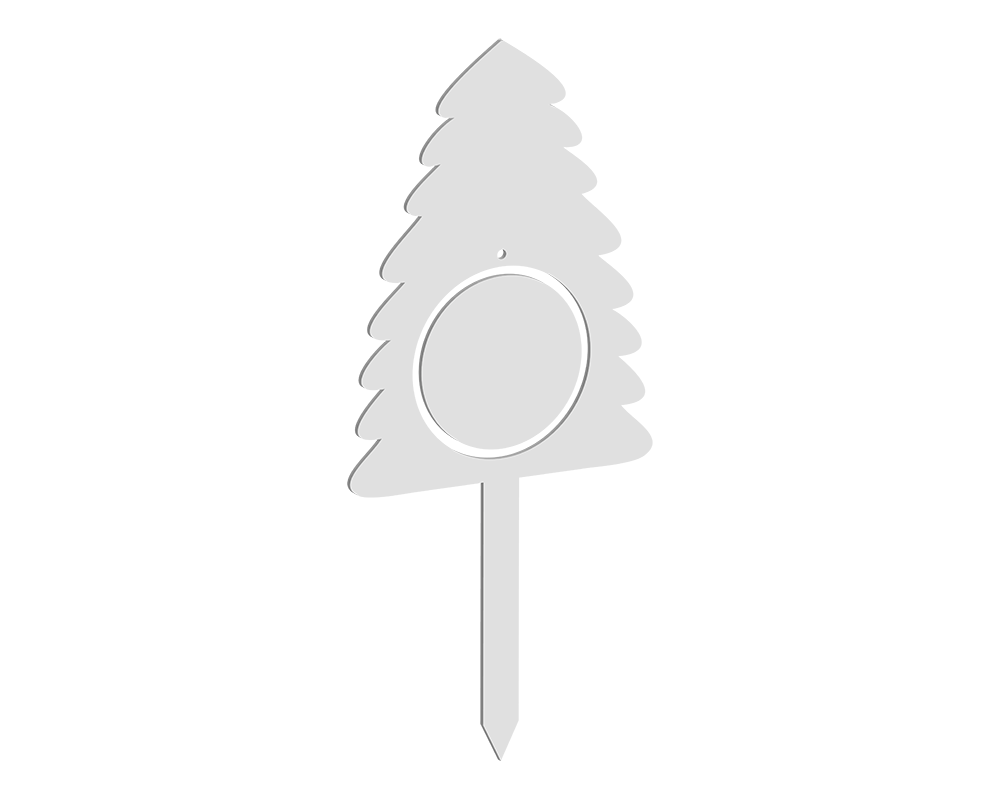 Tree Shaped Bauble Holder Stake