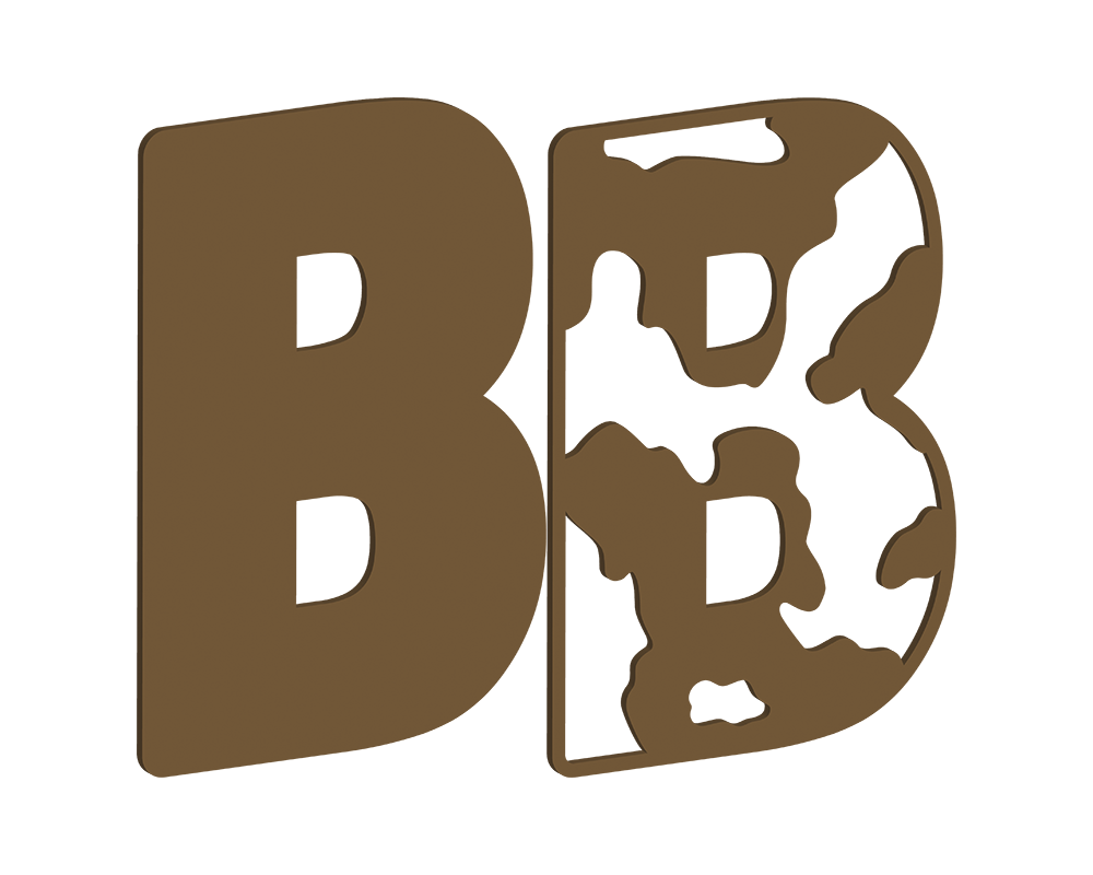 MDF Cow Themed Letters