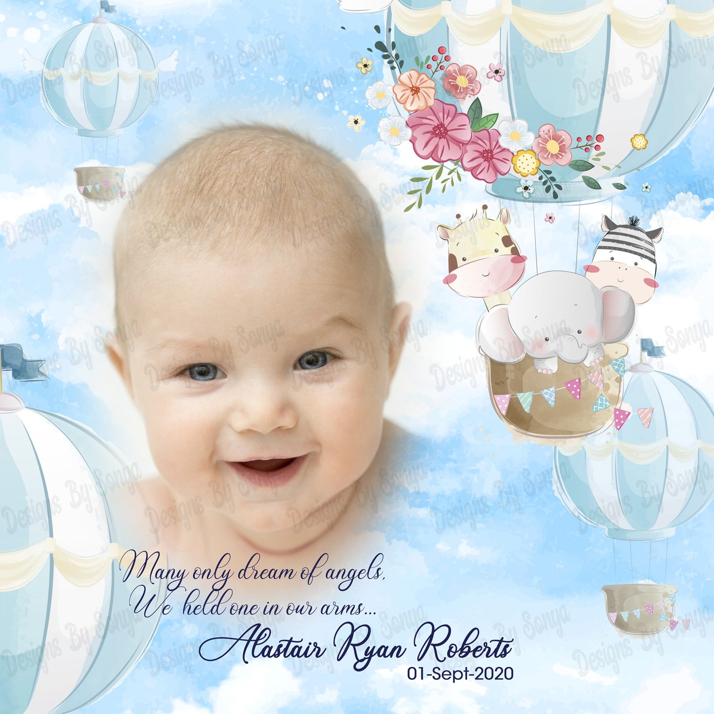 Baby Memorial Design 1