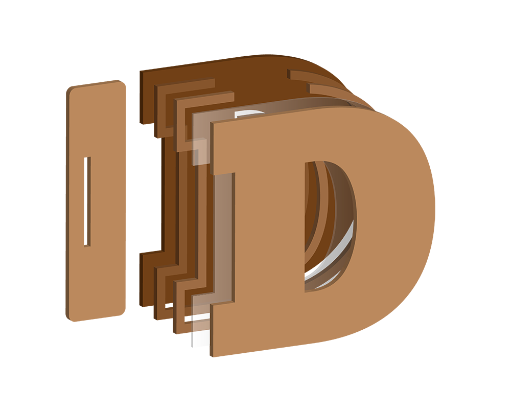 Initial Money Box MDF Blank