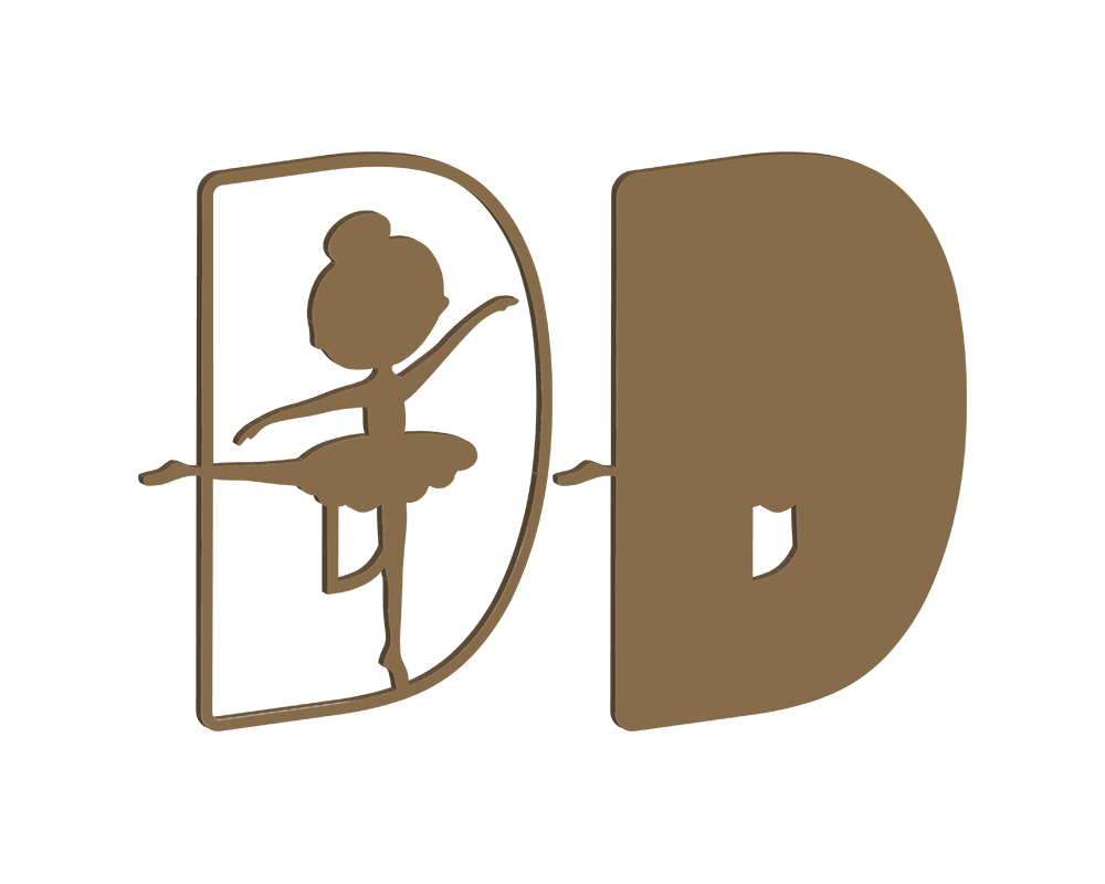 MDF Ballerina Themed Letters
