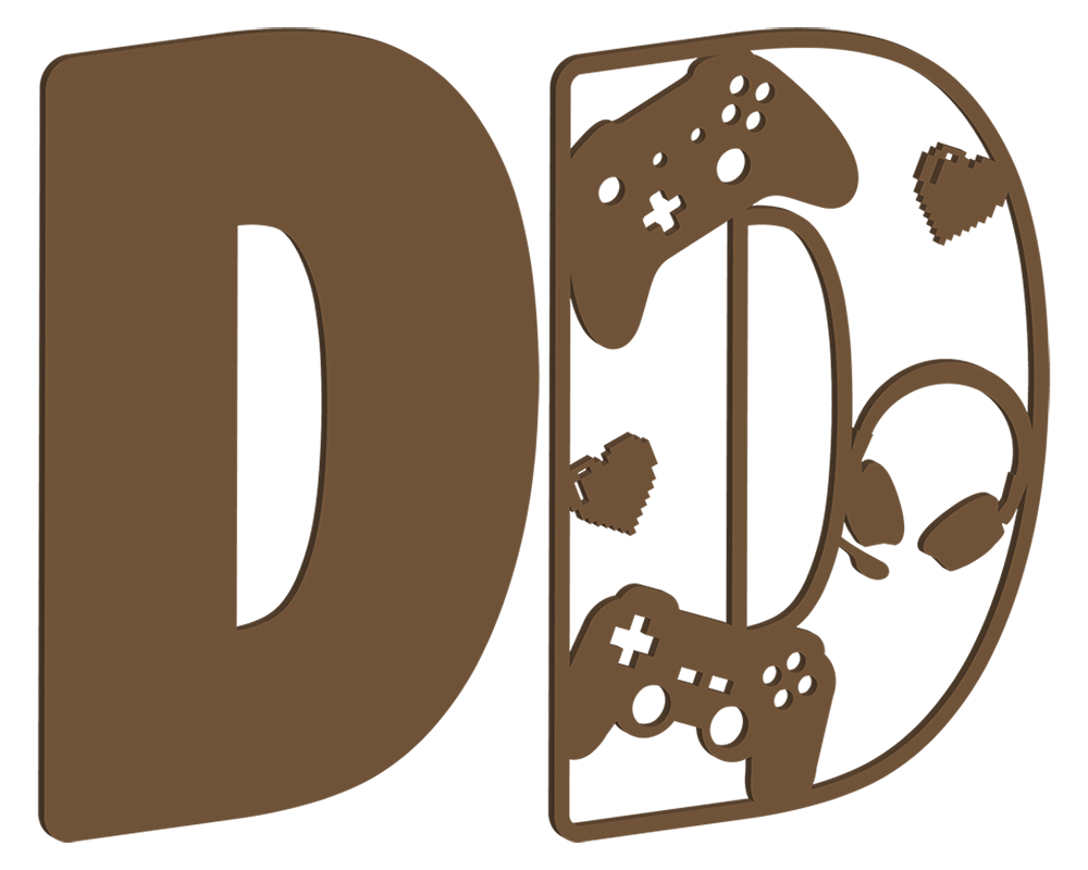 MDF Gamer Themed Letters