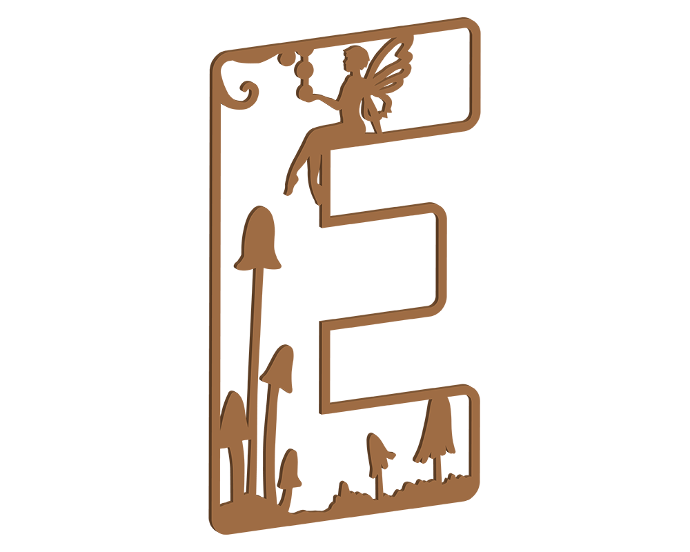 MDF Fairy Themed Letters