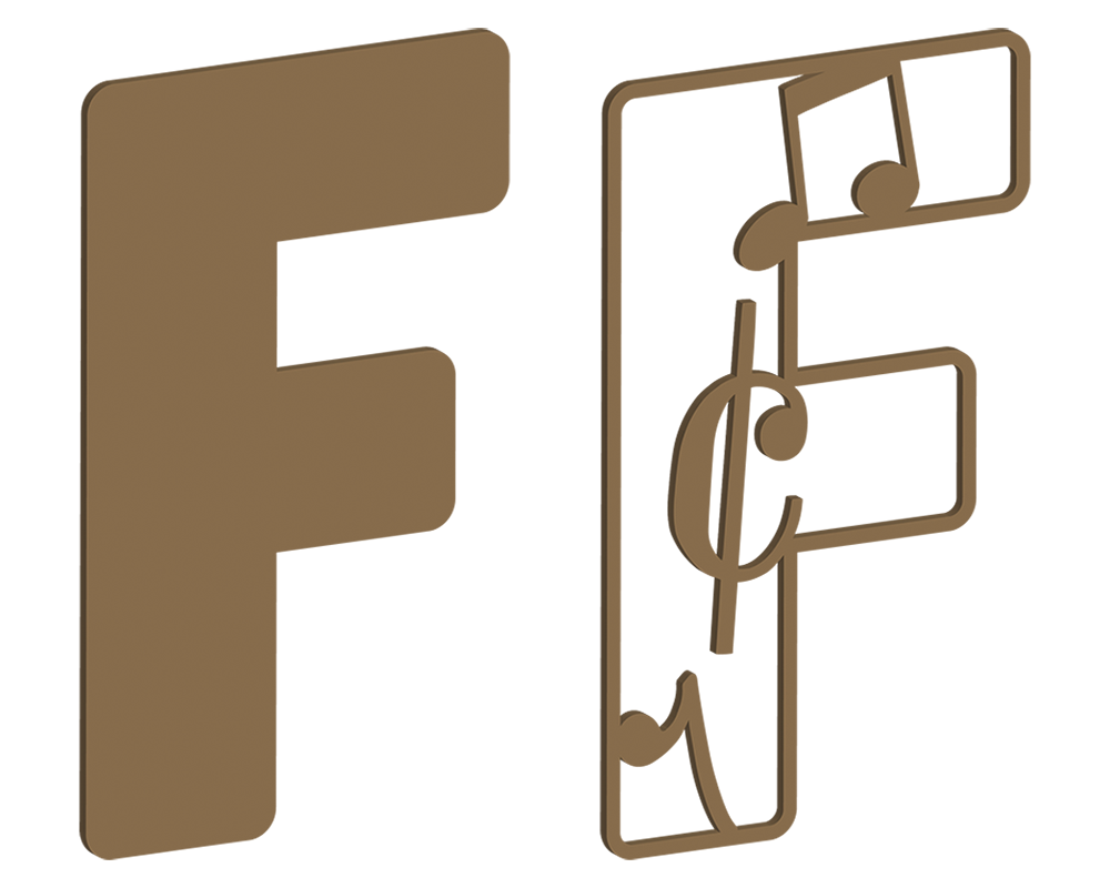 Music Themed Letters