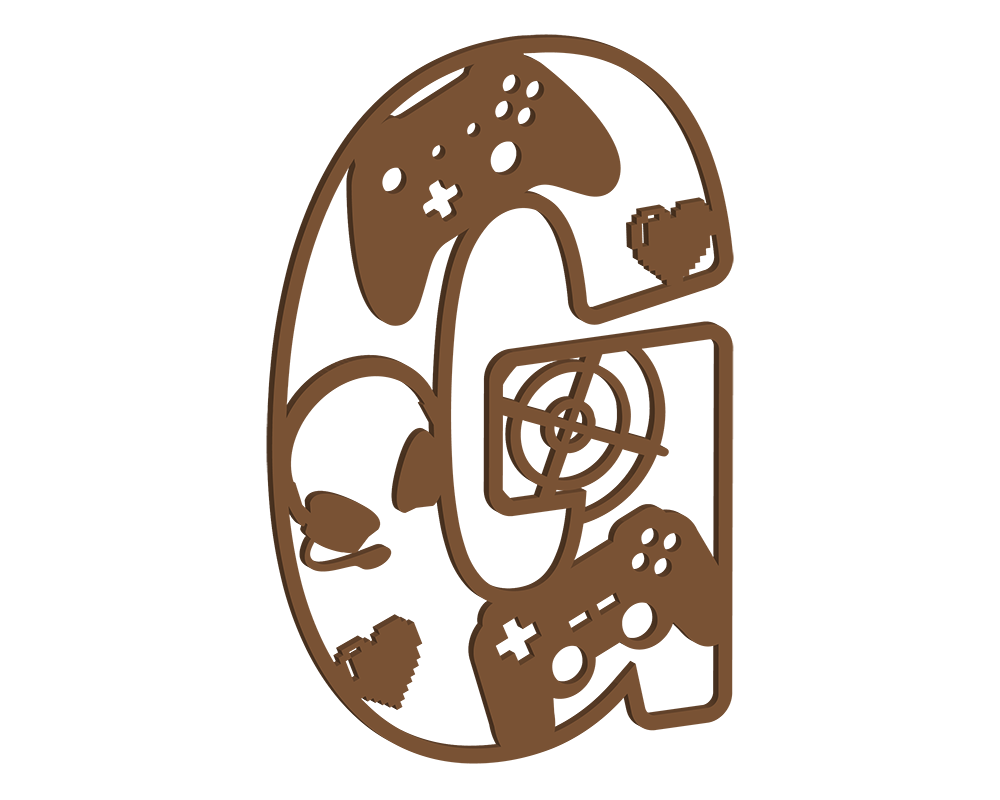 MDF Gamer Themed Letters