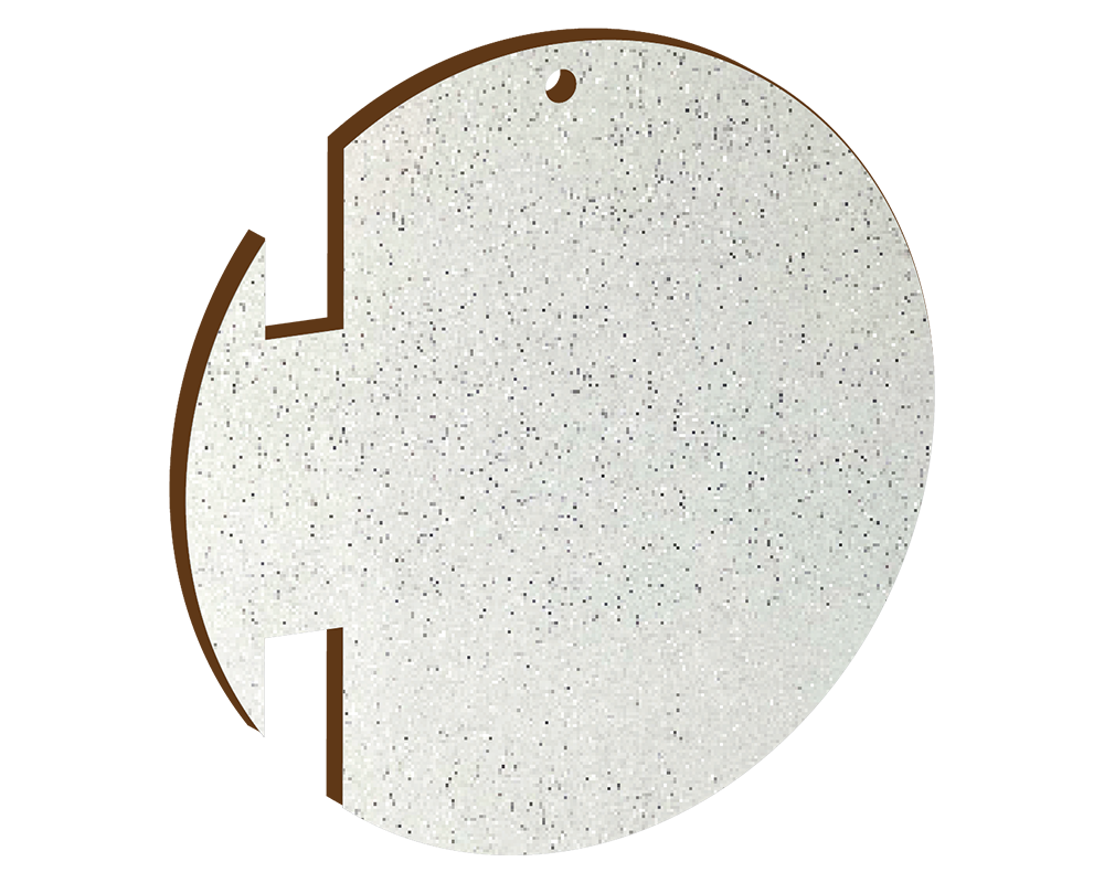 Ribbon Circle Vertical Slot