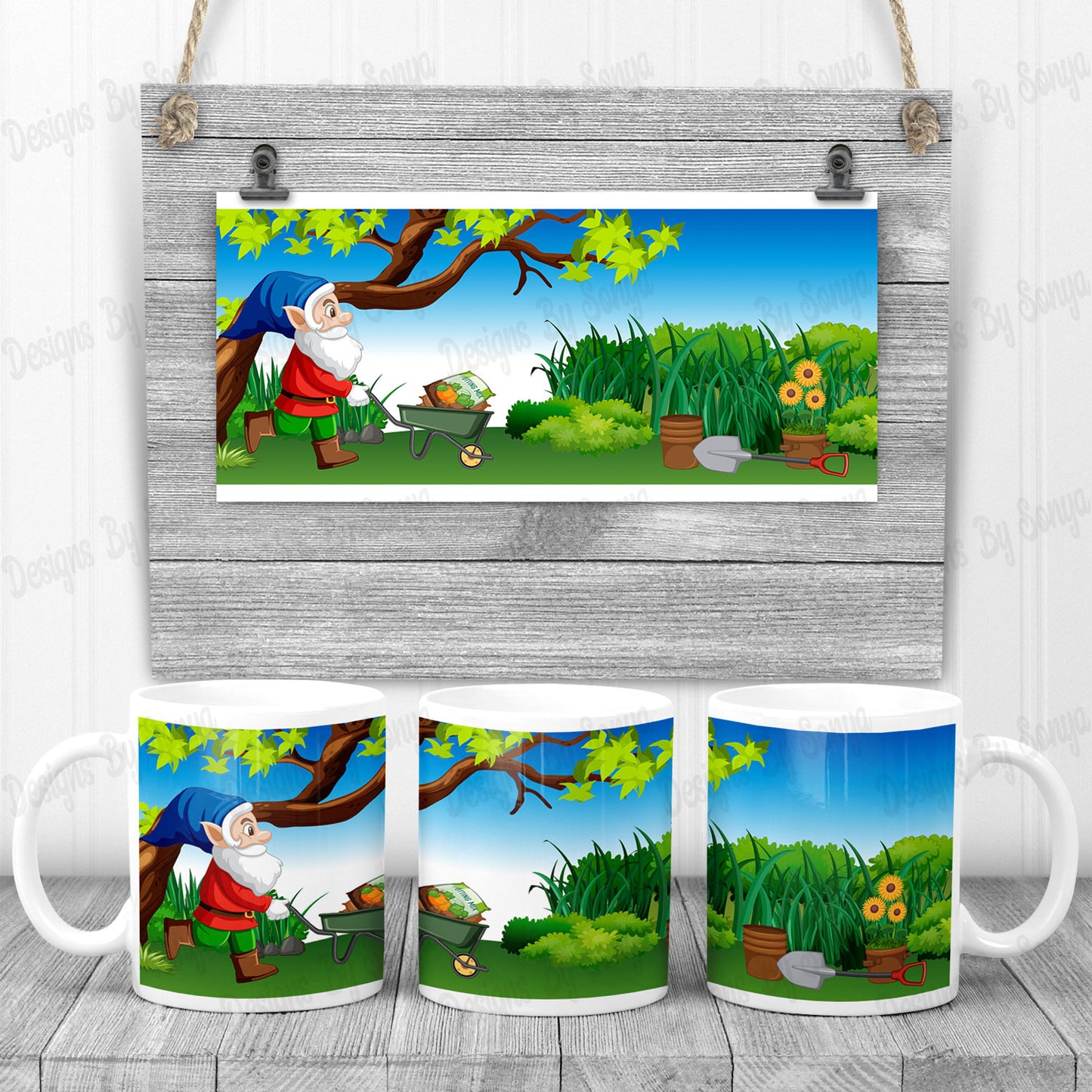 Grandads Garden Mug Design