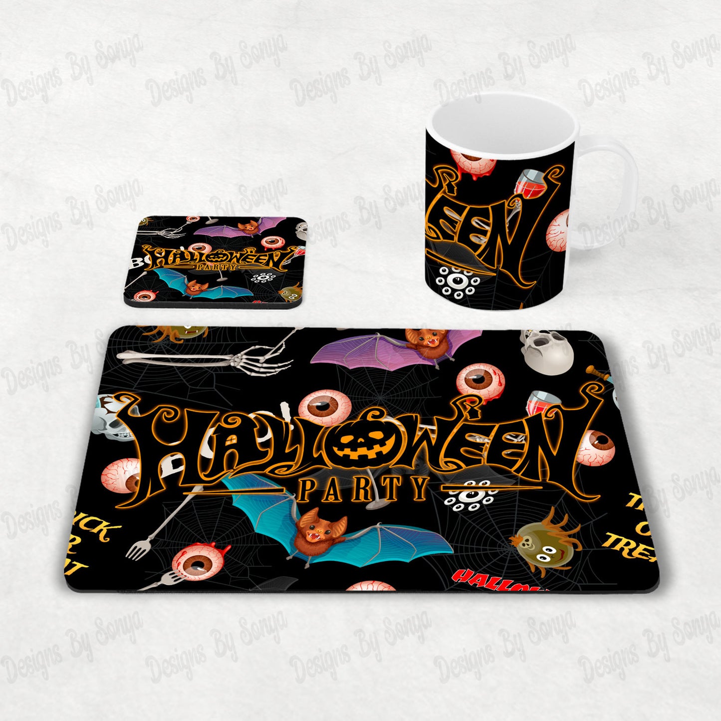 Halloween Party Dinner Set