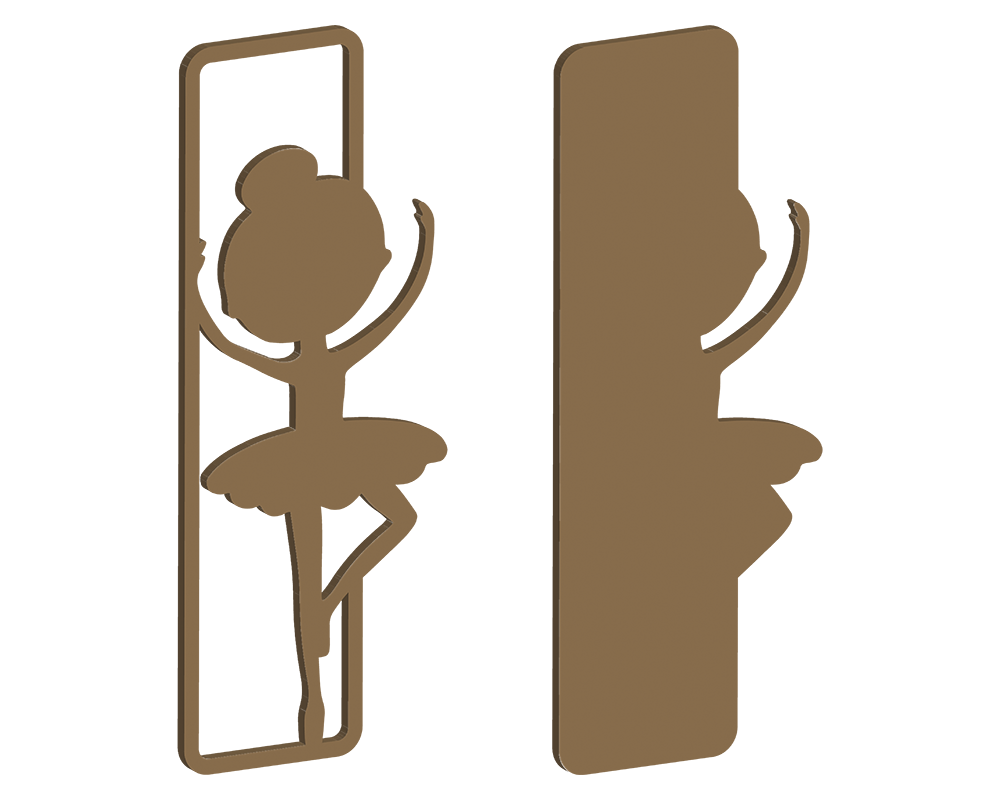MDF Ballerina Themed Letters