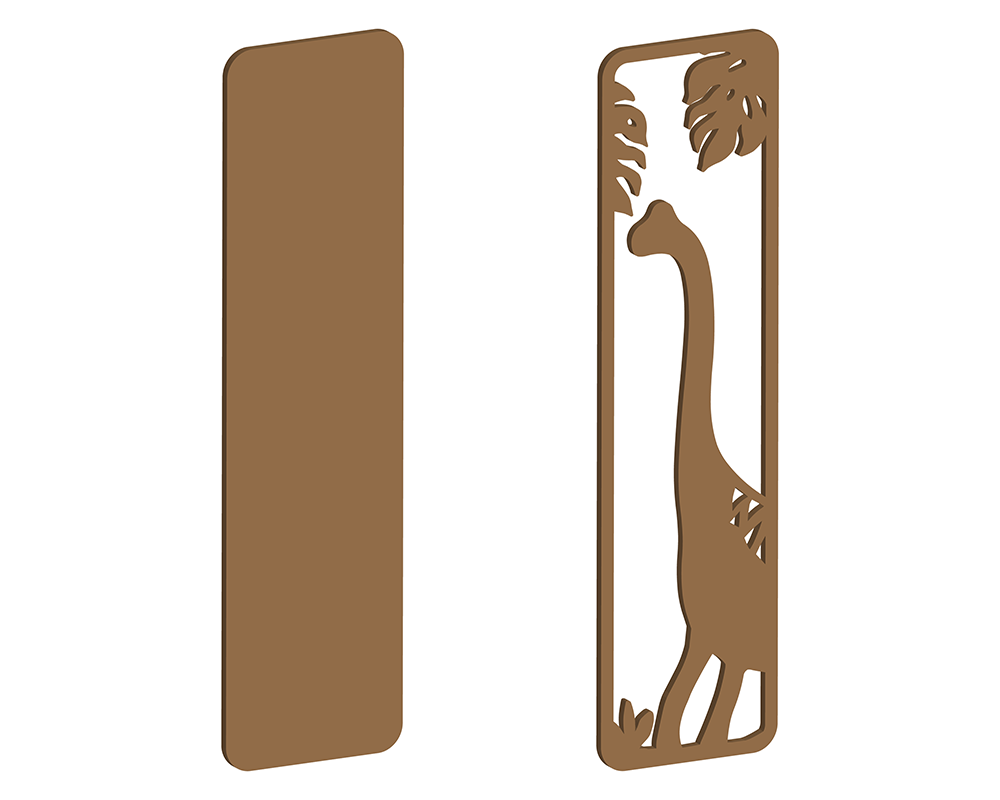 MDF Dino Themed Letters