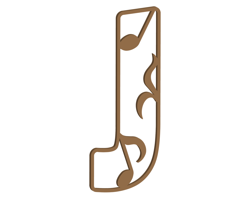 Music Themed Letters